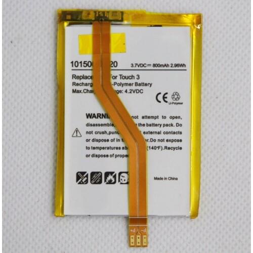 10pcs/lot 800mAh 616-0471 616-0473 Battery for iPod Touch 3rd 3g Gen battery Replacement Battery