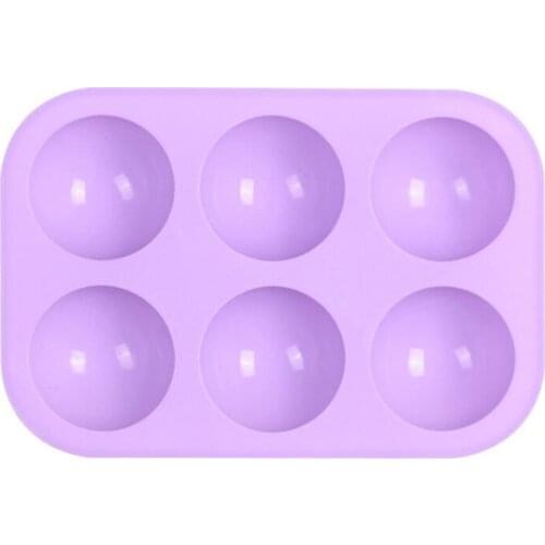 20pcs/lot Half Ball Sphere Silicone Patisserie Cake Mold Muffin Chocolate Cookie Baking Mould Decor Moule Molds
