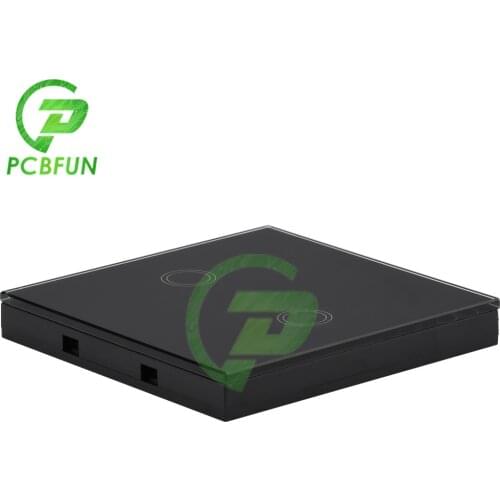 433MHz Remote Controller Wireless Touch Switch with Glass Panel Wall Light Switch for Smart Home Lamp 27A 12V