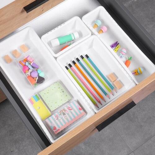 70% Dropshipping!!Multifunction Telescopic Storage Box Compartment Household Drawer Organizer