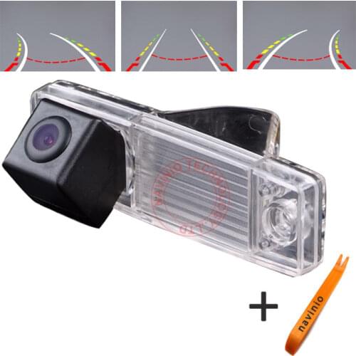 CCD car track Camera Integrative Dynamic Path waterproof Backup Rear View Reverse Parking for Toyota Highlander Kluger RX300 Car
