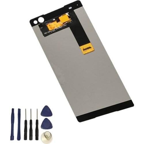 For SONY XPERIA C5 ULTRA E5553 E5533 Touch Screen Panel Digitizer + LCD Display Monitor Module Assembly + Free Tools
