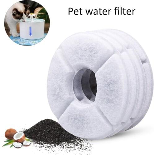 6PCS/8PCS Activated Carbon Filters Charcoal Filter Replacement For Fountain For Cat Dog Pets Drink Water