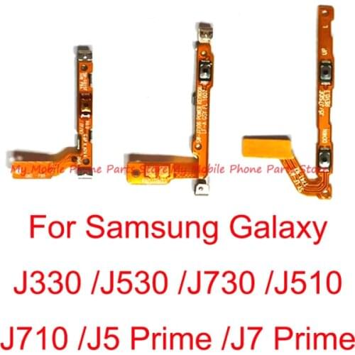 Power Volume Switch Button Side Key Flex Cable For Samsung Galaxy J3 J5 J7 J730 J530 J330 2017 Repair Spare Parts