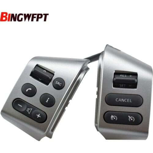 Car styling buttons For Nissan LIVINA & FOR Nissan TIIDA & For SYLPHY steering wheel control buttons with red backlight