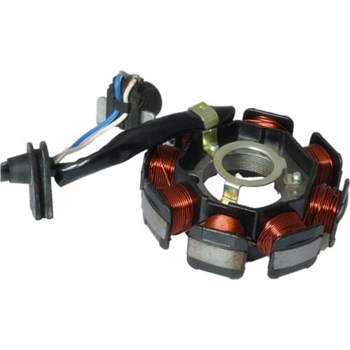 Motorcycle 4 Wire 8 Poles Full Wave AC For Yamaha JOG100 ZY100 RS100 RSZ100 Magneto Stator Coil Generator Spare Parts
