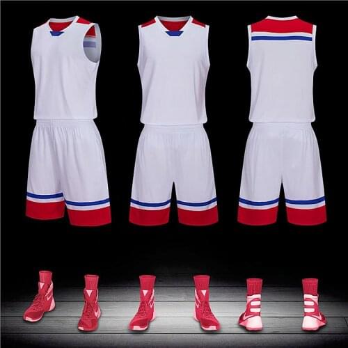 Men Children Basketball Jersey Sets Adult Kids Basketball Jerseys Sports Tracksuits Boys Sleeveless Shirts & Shorts Uniforms
