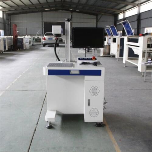 Desktop Double Red Dot RAYCUS 30W Optical Fiber Laser Marking Machine 20W Lazer Engraving Machine With CE