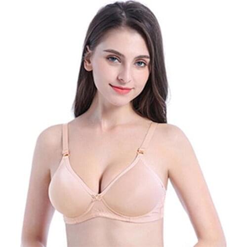 Sexy Women Lingerie Bras for Push Up Lace Floral Plus Size Underwear Seamless Front Closure Wireless Adjusted-straps Lingerie
