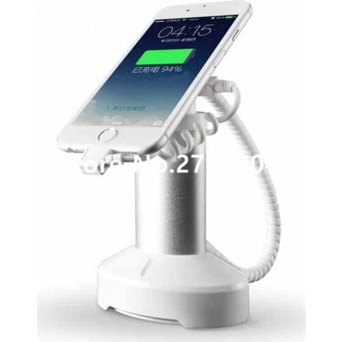 Cell phone display alarm stand with security anti-theft