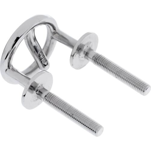 Durable Water Ski Wakeboard Tube Tow Eye Ring Hitch Hook Boat Transom Mount