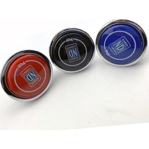 Top Racing Universal Modified Car Horn Button Racing Steering ND Horn Cover Metal +Plastic