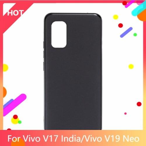 V17 India Case Matte Soft Silicone TPU Back Cover For Vivo V19 Neo Phone Case Slim shockproof