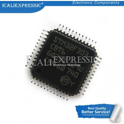 1PCS STM32F303CBT6 STM32F303 QFP-48 In Stock
