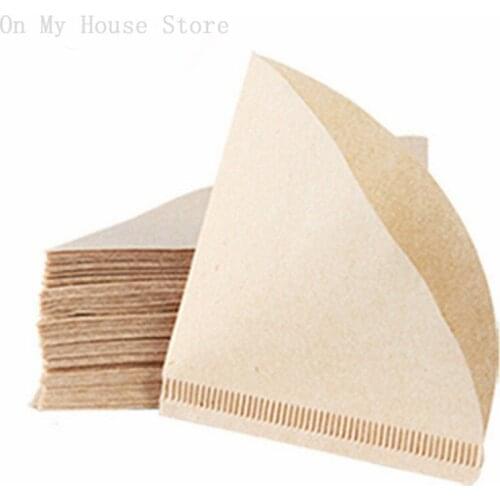 100 Count Coffee Natural Paper Filter Barista Vcf-02-100m for 4 Cups Without Bleach