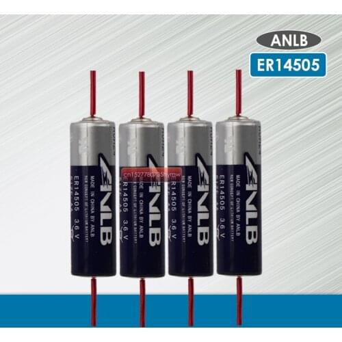4pcs/lot New Original ANLB ER14505 ER14505H AA 3.6V 2400mAh energy lithium battery smart meter battery With solder pins