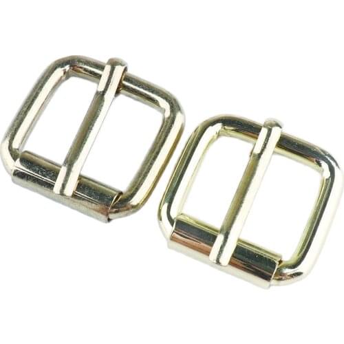 6PCS Square metal Belt Buckles 20mm Light gold Square buckle Leather shoes Jeans bag Decoration DIY Accessories Sewing