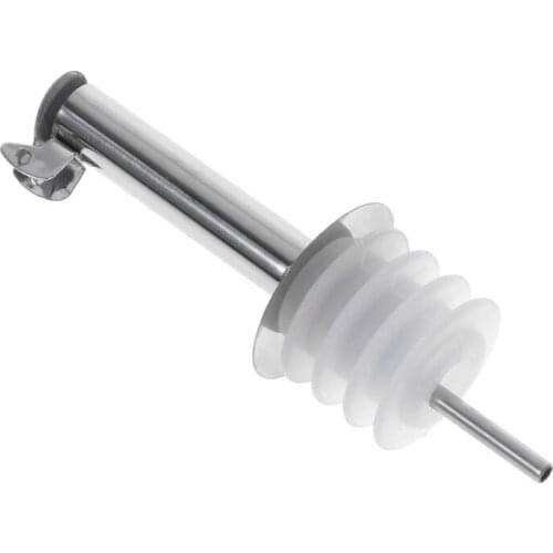 B0KB Stainless Steel Oil Red Wine Pourer Dispenser Spout Bottle Stopper Bar Barware Tools