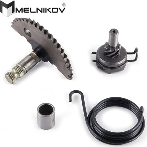 Free shipping 50 80 100 cc GY6 139QMB 139QMA Engine Kick Start Gear Kits Spring Idle Gear Shaft QJ Keeway motorcycle atv part