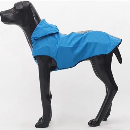 Brilliant Large Dog Raincoat Rainsuit Big Pet Rainwear Waterproof Raincape Outdoor Hoodie Jacket Clothes For Golden Retriever