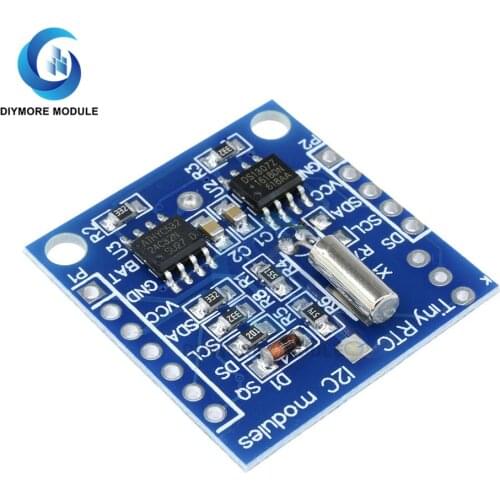 I2C DS1307 RTC Real Time Clock Module 56 Bits SRAM Programmable Signal Output Automatic Switching Battery Function