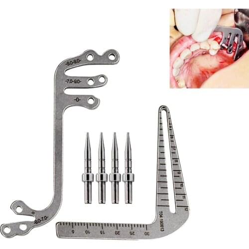 Dental Implant Surgery Instrument Oral Planting Positioning Guide Dental implants planting positioning angle ruler Dentist tools