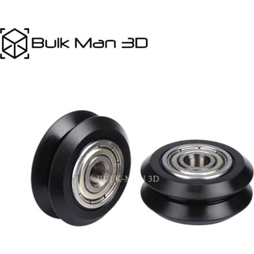 High Tolerance CNC Delrin Dual V Wheel Kit for CNC Router 3D Printer Parts Precise V Slot Wheel - 10 Sets