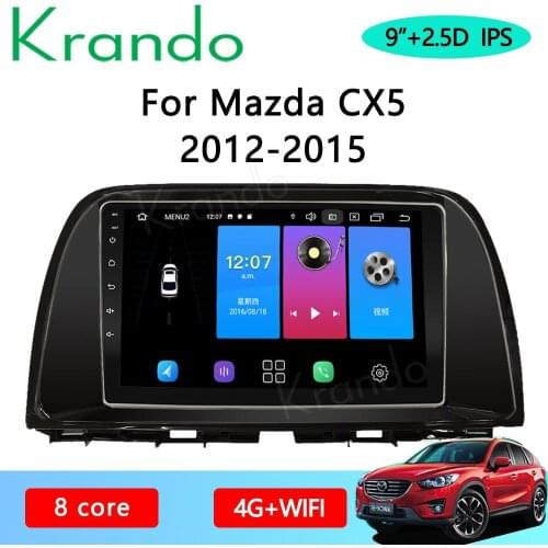 Krando Android 10.0 9" For Mazda CX5 2012-2015 Car Radio Player Gps Navigation Multimedia System