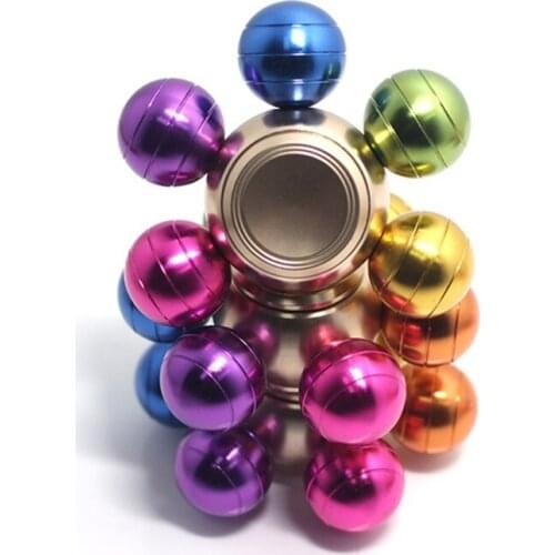 Colorful Detachable Finger Fidget Spinner Spinning Stress Relief Toy Adults Kids Toy