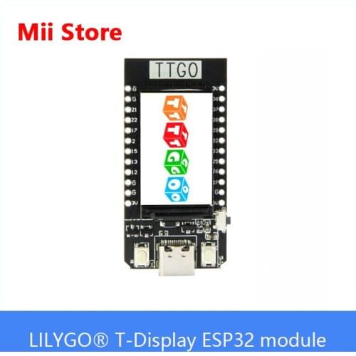 LILYGO® TTGO T-Display ESP32 WiFi And Bluetooth-Compatible Module Development Board 1.14 Inch LCD Control mini Board For Arduino