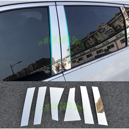 For Honda CRV CR-V accessories 2007-2014 2015 2016 2017 2019 Stainless steel Window Trims Center Pillars Covers