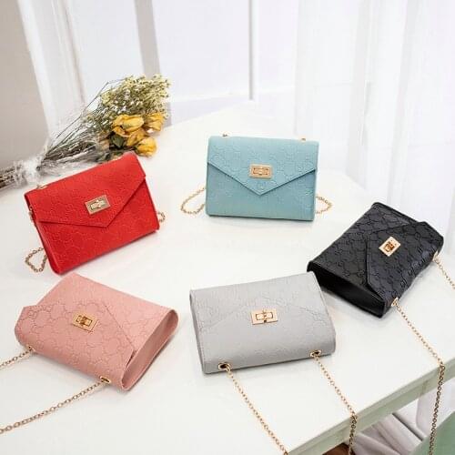 Wholesale Ladies Bag 2020 New Fashion Wild Chain Purse Simple Shoulder Messenger Bag Women Bag Batch Wallet