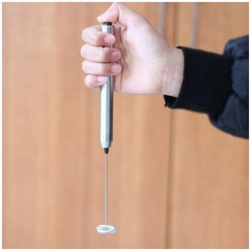 Quevina Electric Handheld Coffee Milk Frother Whisk Mixer Egg Beater Cream Foamer Cappucino Latte Maker Hand Mixer Shake Blender