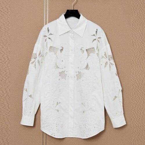 Red RoosaRosee Blouses With Embroidery