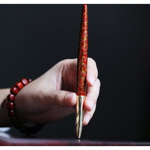 Luxury Pen, Color Painted Rosewood Sandalwood Fountain Pen, Signature Pen Practice Calligraphy Pen Gift 0199