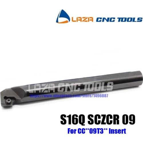 S16Q-SCZCR09,S16Q-SCZCL09 Internal Turning Holder,CNC Indexable Boring Bar,93 Deg Lathe tool Boring Bar for CCMT/CCGT09T3 Blades