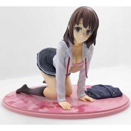 Saenai Heroine No Sodatekata Katou Megumi 12cm Sexy Girl Pvc Action Figure Toys Kasumigaoka Utaha Model Collection