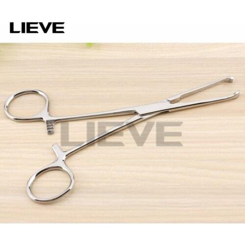 16CM high quality Tissue forceps Rat tooth forceps extract pliers Grab tweezers Stainless steel surgical instrument tool
