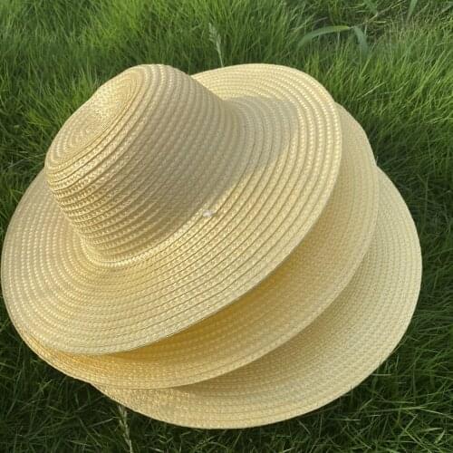 Sun Hat Bamboo Woven Hat Farm Garden Breathable Summer Hat Men and Women Spring and Summer Outdoor Leisure Sun Shade Straw Hat