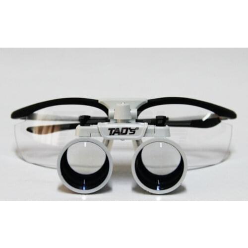 TAOS 2.5X Glasses Clip Dental Loupes Binocular Surgical Loupe Lab Medical Magnifier