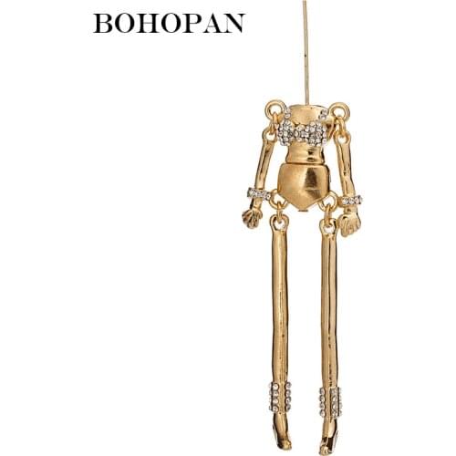 DIY Jewelry Findings For Women 5 Color Metal Figur Doll Pendants Fashion Necklaces Making Charm Jewelry Accessories Party Gifts