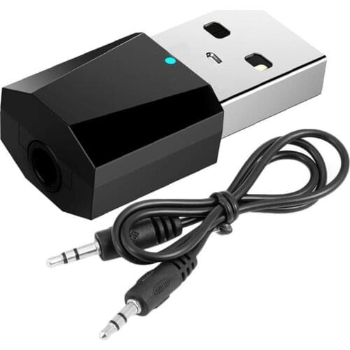 1PC Mini 4.2 Bluetooth Audio Receiver USB Bluetooth Adapter Speaker Bluetooth Audio Adapter Audio Stereo Car AUX