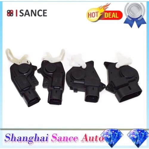 ISANCE 4pcs Central Door Lock Actuator Front Rear Left & Right For Toyota Corolla 2000 2001 2002 2003 2004 2005 2006 2007 2008