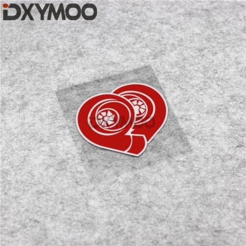 Car Styling Vinyl Tape Auto Body Motorcycle Oil Tank Side Body Guitar Laptop Stickers for LOVE Turbo 9x9cm