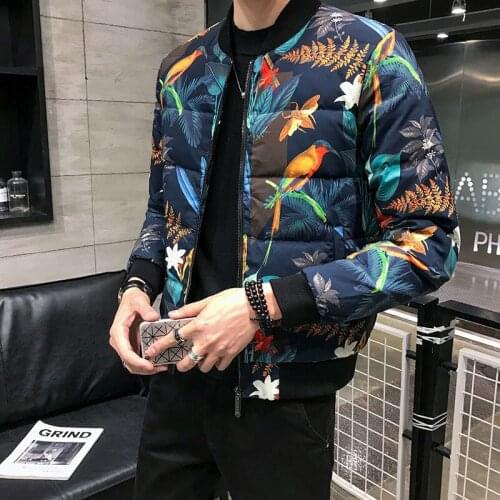 White Duck Down Coat Men Down Jacket Coat Warm Parka Kurtki Zimowe Meskie Kurtka Kaczy Puch Duck Down Jacket Men Printing Jacket