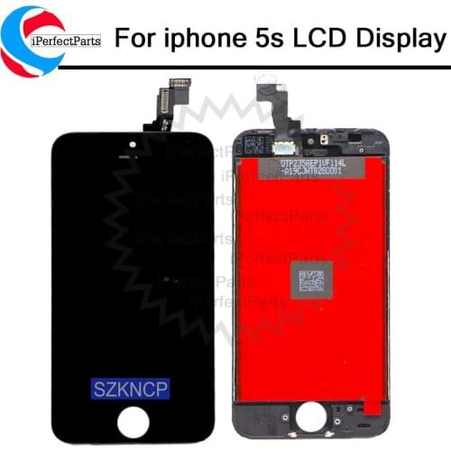 1PCS Hight Quality A+++ Display for iPhone 5S LCD Digitizer Assembly with Touch + tempered glass Good Package Free Shipping