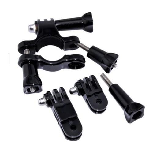 Motorcycle Bike Handlebar Seatpost Pole Mount + 3 Way Pivot Arm For Gopro camera Hero 3 ,go pro accessories