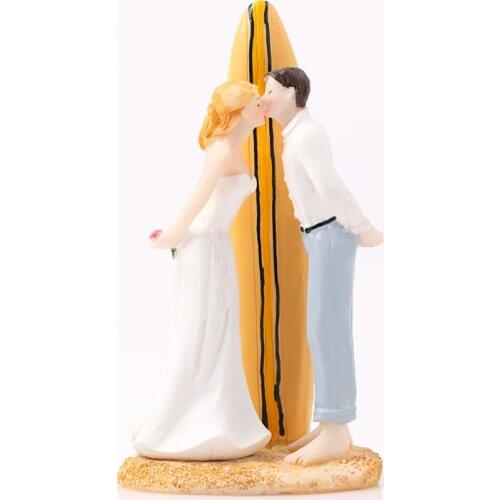 Free shipping Showered with Love Couple Figurine Funny wedding cake toppers