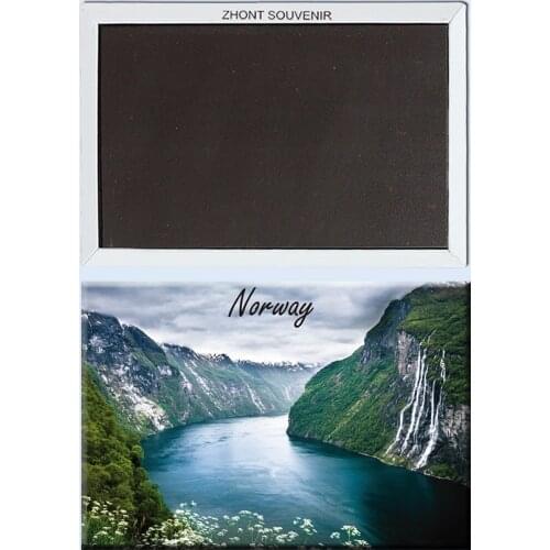 Seven sisters waterfall Norway 22708, Souvenirs of Tourist Landscape gifts for friends Magnetic refrigerator