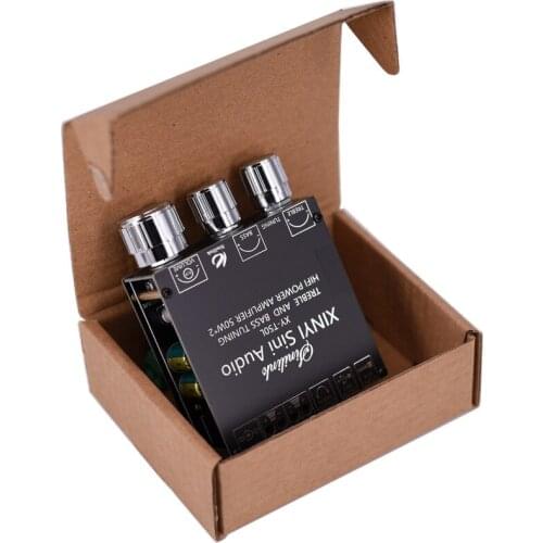 Bluetooth 5.0 Audio Receiver Module with Power Amplifier 12V Digital Class D DIY Tone High Bass Motherboard USB Playback